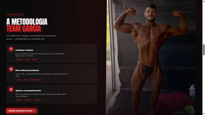 Landing page Team Garcia