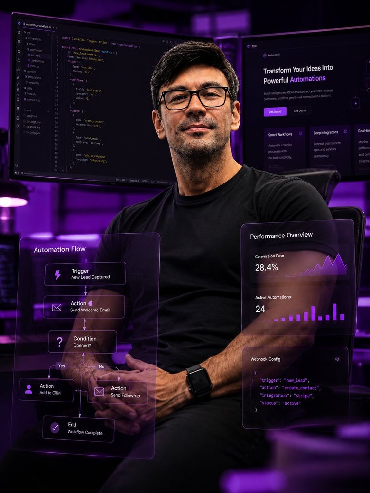Estiven — orquestração de automação com IA